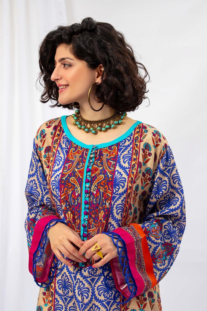 Pretty Silk Kurti With Festive Colors